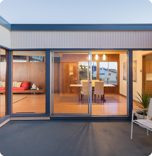 View of Sliding Patio Doors